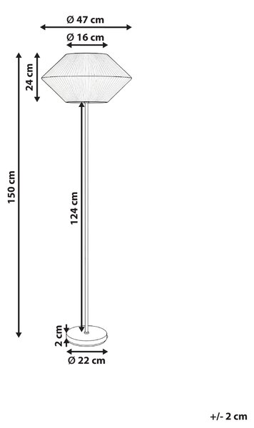 Stojací lampa MAKETSI Kov Černá
