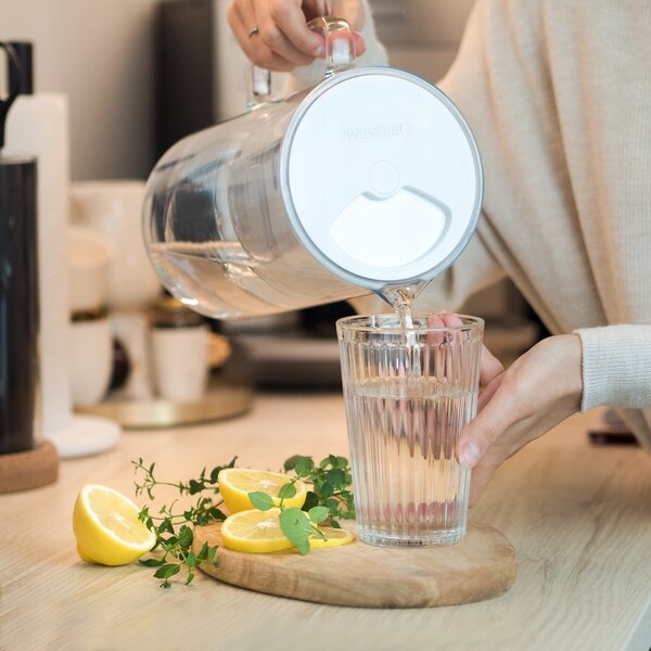 Skleněná filtrační konvice Wessper D2 Borosilicate AquaMax, 3,0 l