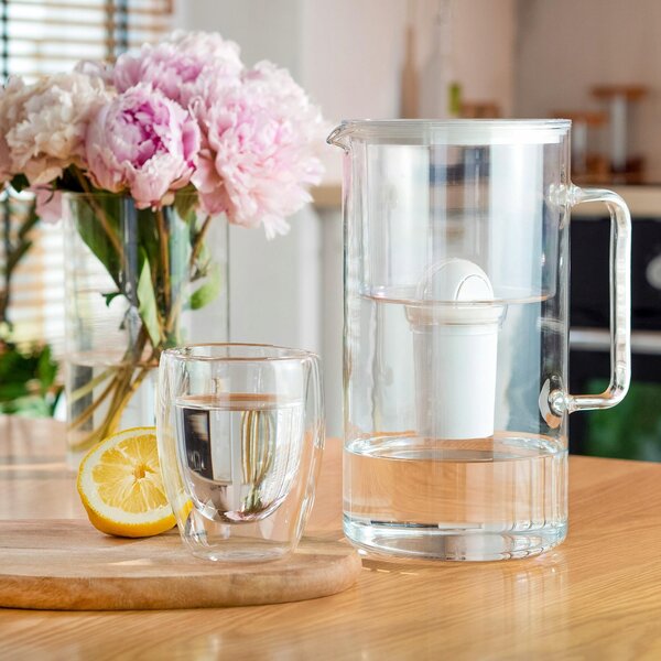 Skleněná filtrační konvice Wessper D2 Borosilicate AquaClassic, 3,0 l