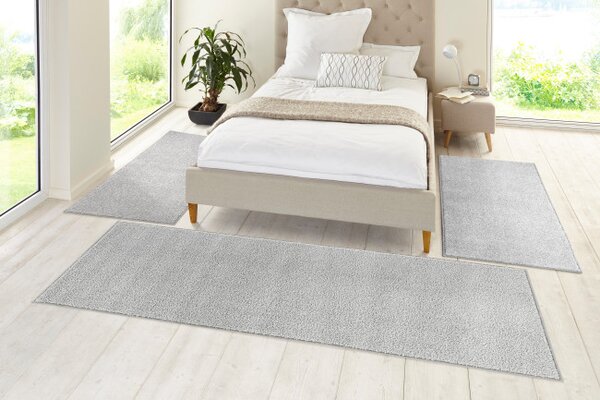 Ložnicová sada koberců Hanse Home PURE Velours šedá