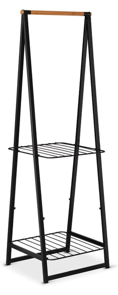 Brabantia volně stojící věšák na oblečení Linn malý, černý