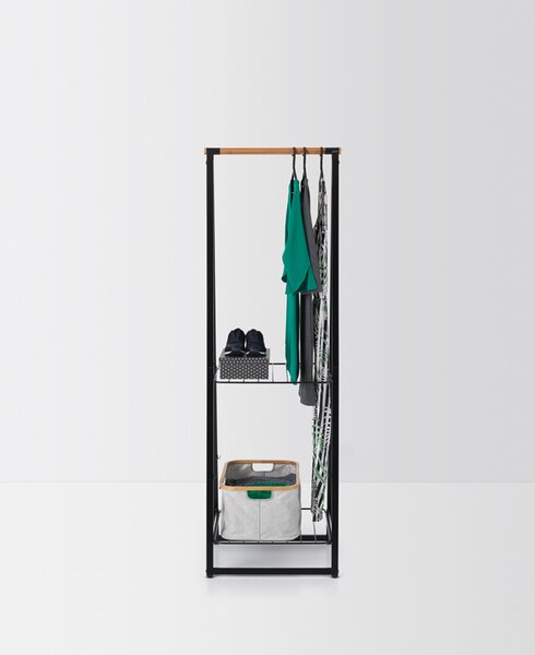 Brabantia volně stojící věšák na oblečení Linn malý, černý