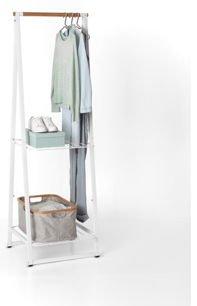 Brabantia volně stojící věšák na oblečení Linn malý, bílý