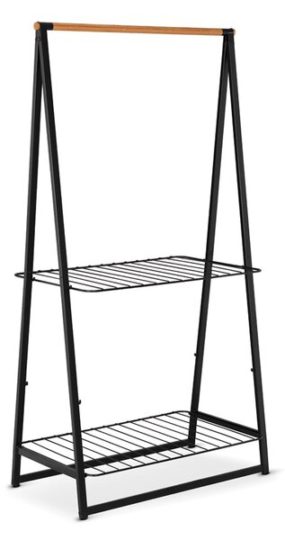 Brabantia volně stojící věšák na oblečení Linn velký, černý