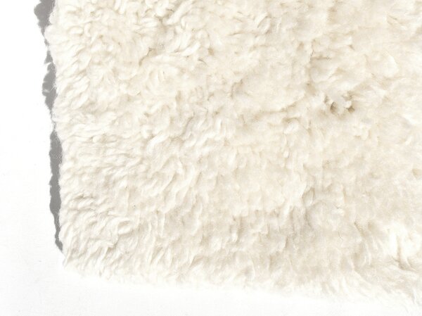 Linie Design Vlněný koberec Vantaa White, huňatý Barva: White (bílá), Rozměr: 140x200 cm