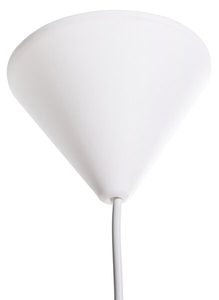 Závěsná lampa GAIREZI Kov Bílá/Béžová