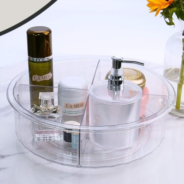 Otočný organizér XXL - LAZY SUSAN Orion - s přepážkami pr. 30cm