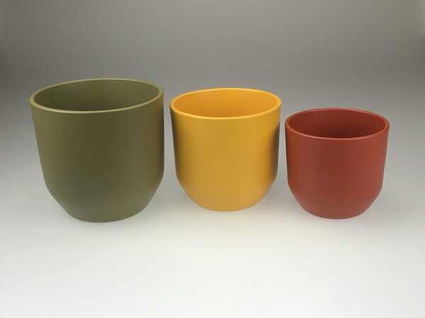 Květináč podzimní keramický pr.13 cm INDIAN mix barev Barva: Červená
