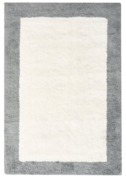 Koupelnová předložka KABRI Šedá/Béžová 60 x 90 cm Bavlna