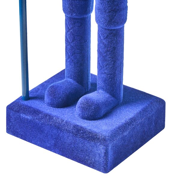 Sada 2 sošek FLATEY Louskáček 40 cm Modrá