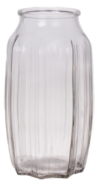 Váza sklo Suko pr.12 cm, v.22 cm čirá