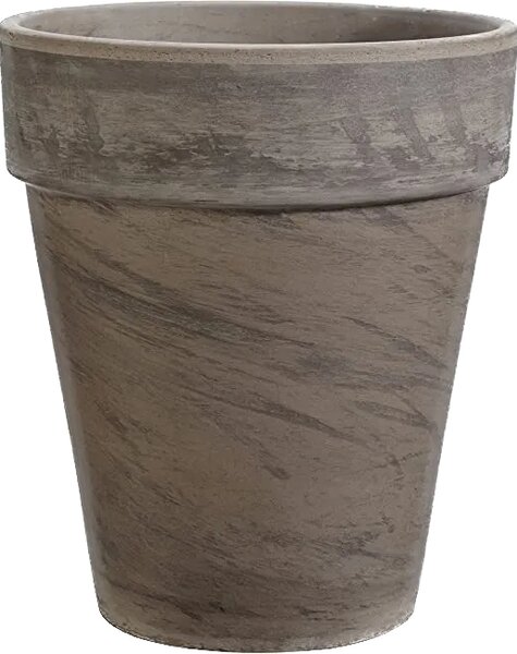 Květináč terakota basalt XL pr.26 cm, v.31 cm