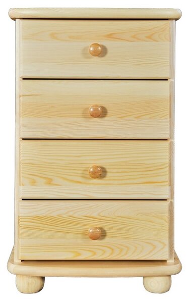 KD161 dřevěná komoda z masivní borovice Drewmax (Kvalitní nábytek z borovicového masivu)