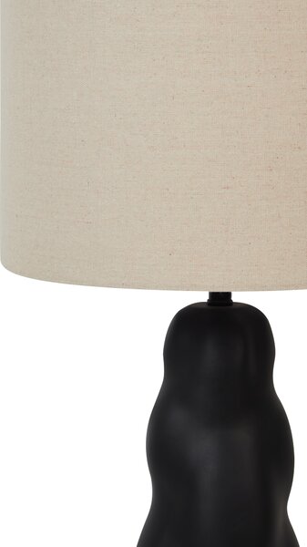 Stolní lampa VILAR Keramika Černá