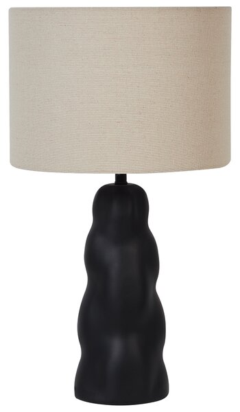 Stolní lampa VILAR Keramika Černá