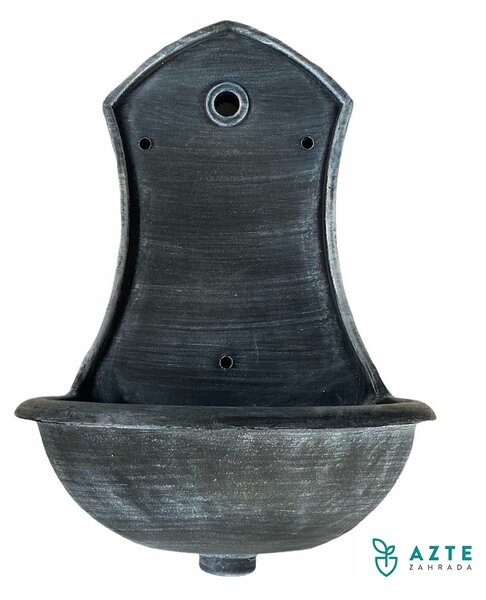 ROTO zahradní umyvadlo Saturn 71 cm stříbrná patina