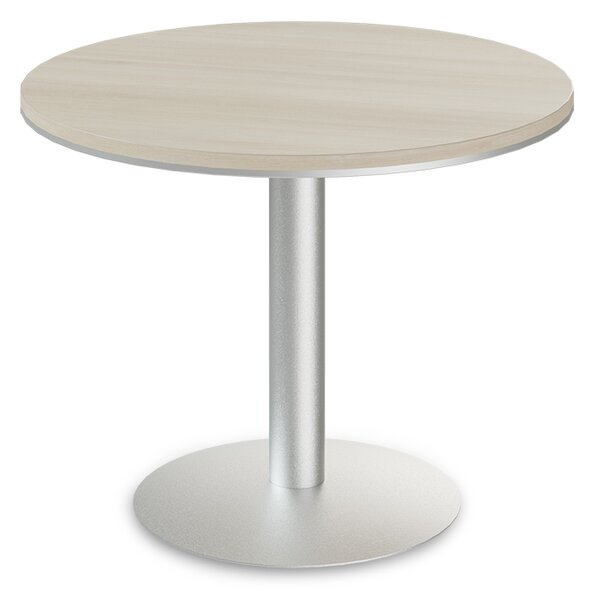 Jednací stůl TopOffice, průměr 100 cm, akát světlý