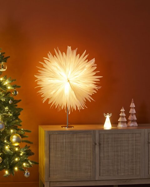 Vánoční dekorace Stolní lampa SATOPANTH Hvězda 70 cm Bílá