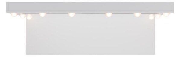 Kosmetický stolek s LED zrcadlem a 7 zásuvkami, bílý