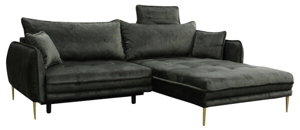 ROHOVÁ SEDAČKA, textil, zelená MID.YOU - Sedací soupravy, Online Only