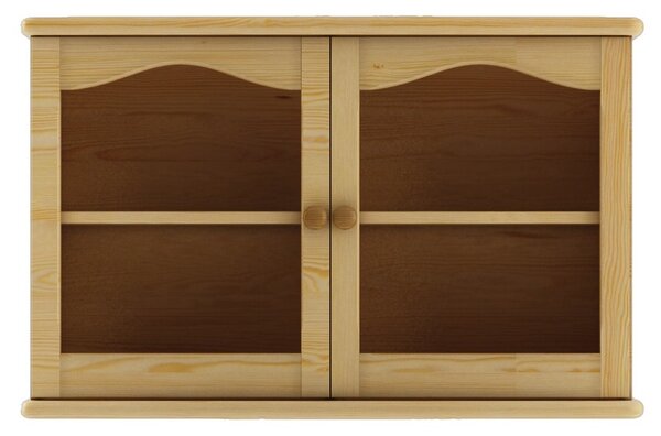 KW105 dřevěná skříňka z masivní borovice Drewmax (Závěsná horní skříňka z borovicového masivu)