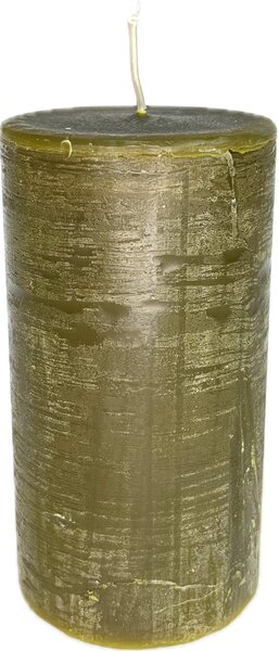 Svíčka válec 80/150 rustic sv.zelená