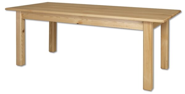 ST107 200x90 cm dřevěný jídelní stůl z masivní borovice Drewmax (Kvalitní nábytek z borovicového masivu)