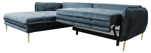 ROHOVÁ SEDAČKA, textil, modrá MID.YOU - Sedací soupravy, Online Only