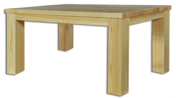 Drewmax ST116 - Dřevěný stůl konferenční masiv borovice (Kvalitní borovicový konferenční stolek z masivu)