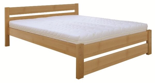 LK190-120 dřevěná postel masiv buk Drewmax (Kvalitní nábytek z bukového masivu)