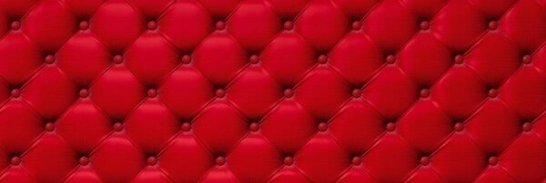 DIMEX | Fototapeta do kuchyně Červený potah KI-180-070 | 180 x 60 cm | červená