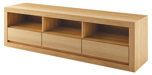 RV402 dřevěný televizní stolek z buku Drewmax (Kvalitní nábytek z bukového masivu)