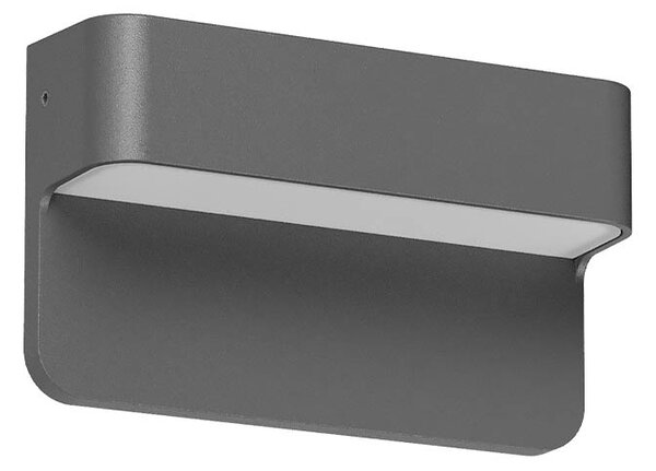 Redo Venkovní nástěnné LED svítidlo KANT 3W, š. 12 cm, IP65, CCT 2700-3000K, 230V Barva: Bílá