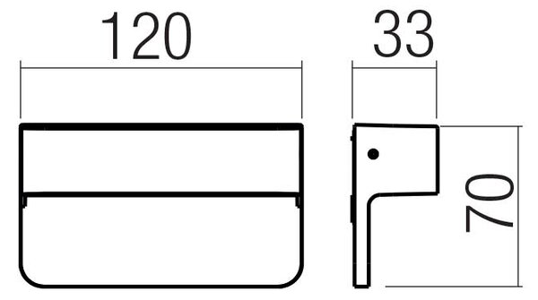 Redo Venkovní nástěnné LED svítidlo KANT 3W, š. 12 cm, IP65, CCT 2700-3000K, 230V Barva: Bílá