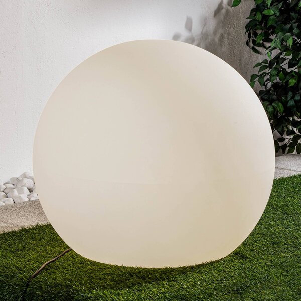 Nowodvorski Lighting Kulatá lampa Cumulus XL, Ø 80 cm, bílá, plast, IP44, E27, Bílá / opál, Plast