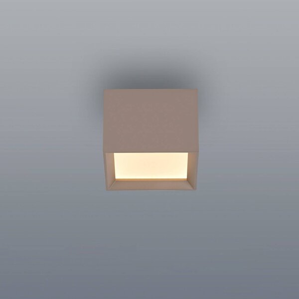 PURE LED stropní svítidlo Manhatten, bronzové, 1žárovkové,, stmívatelný, Bronz / starožitná mosaz, Chodba, Hliník, Moderní