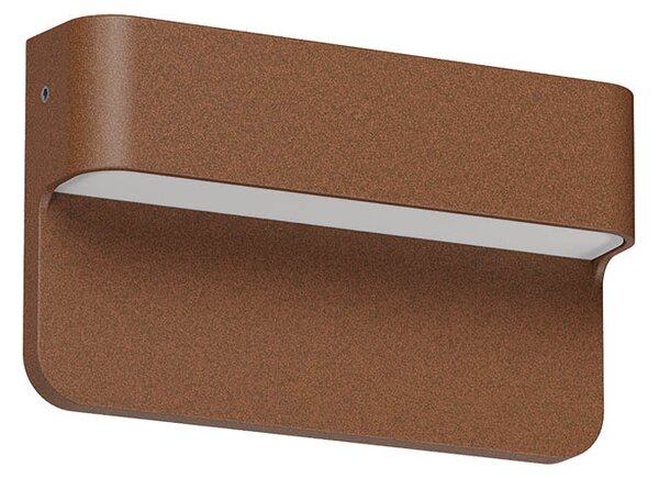 Redo Venkovní nástěnné LED svítidlo KANT 3W, š. 12 cm, IP65, CCT 2700-3000K, 24V Barva: Bílá