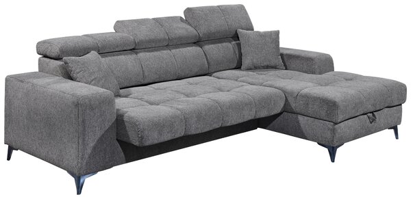 ROHOVÁ SEDAČKA, textil, antracitová MID.YOU - Sedací soupravy, Online Only
