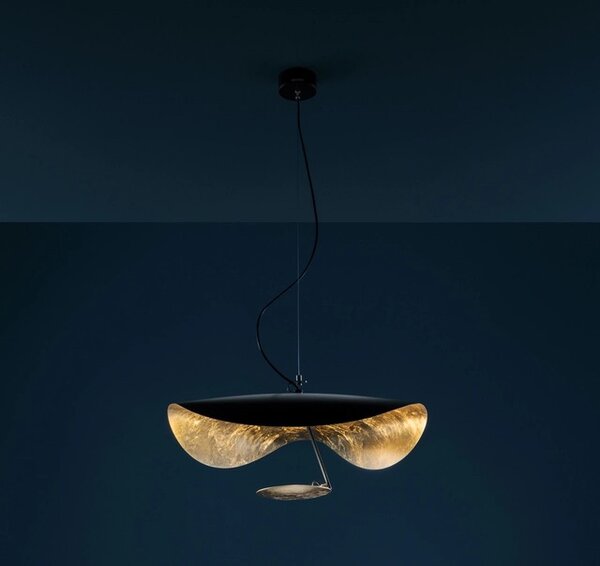 Catellani & Smith Luxusní závěsné LED svítidlo Lederam Manta S1, 2700K, 1x14W Barva: Bílá