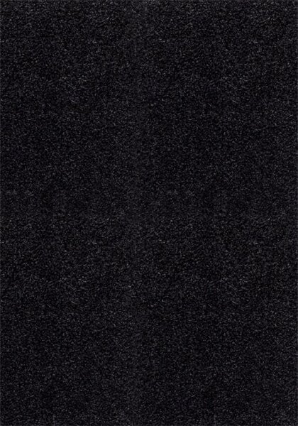 Vopi | Kusový koberec Dream Shaggy 4000 černý - Kulatý průměr 80 cm