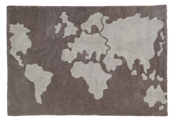 Hans Home | Bio koberec kusový, ručně tkaný World Map