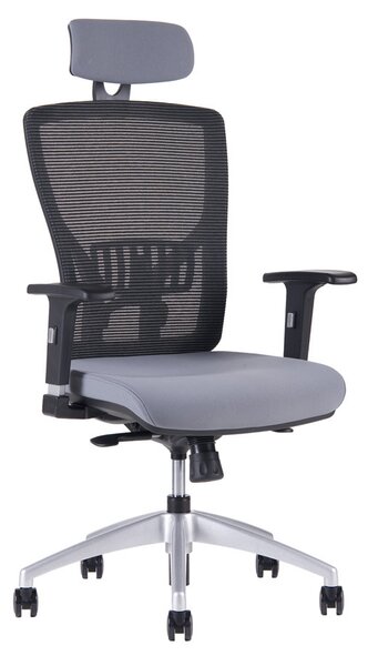 Kancelářská židle s podhlavníkem HALIA MESH SP (více barev) Šedá