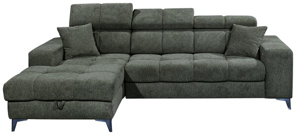 ROHOVÁ SEDAČKA, textil, tmavě zelená MID.YOU - Sedací soupravy, Online Only