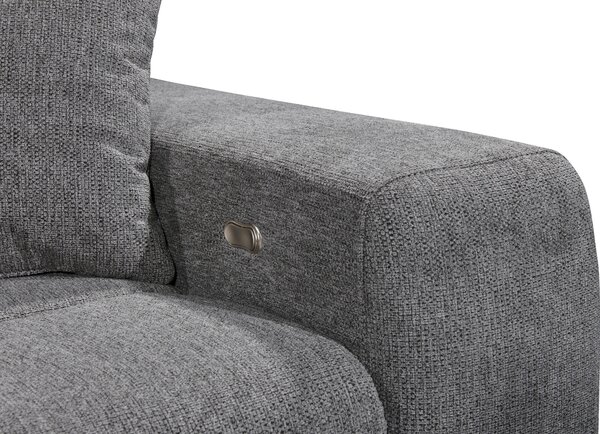 ROHOVÁ SEDAČKA, textil, antracitová MID.YOU - Sedací soupravy, Online Only