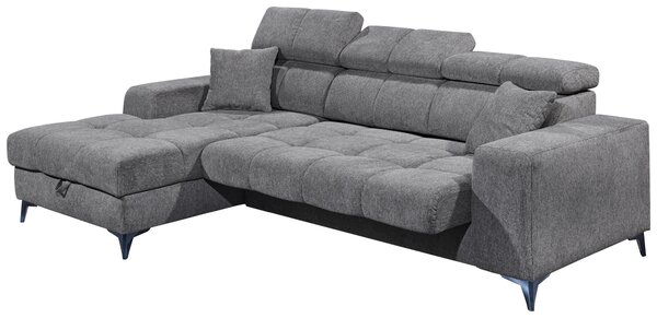 ROHOVÁ SEDAČKA, textil, antracitová MID.YOU - Sedací soupravy, Online Only