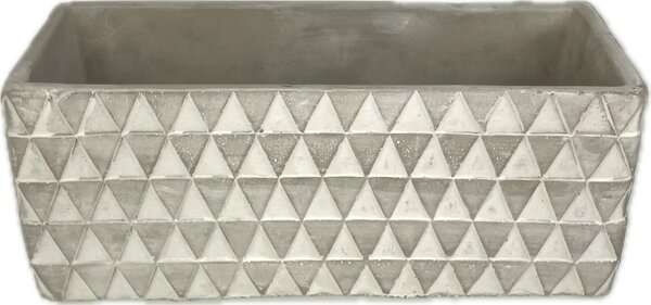 Truhlík beton 26,5x12x11 cm šedivá mozaika