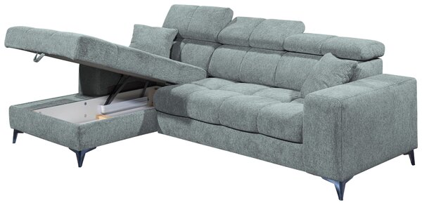ROHOVÁ SEDAČKA, textil, světle modrá MID.YOU - Sedací soupravy, Online Only