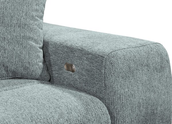 ROHOVÁ SEDAČKA, textil, světle modrá MID.YOU - Sedací soupravy, Online Only