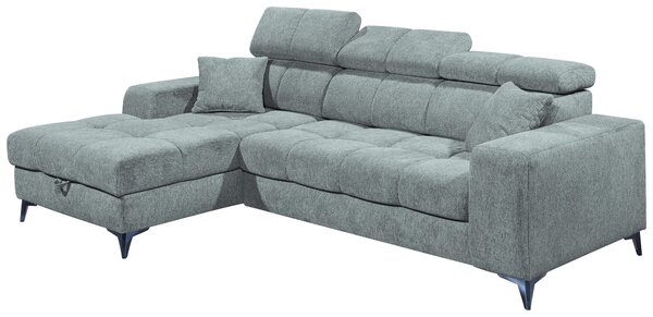 ROHOVÁ SEDAČKA, textil, světle modrá MID.YOU - Sedací soupravy, Online Only