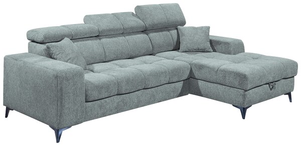 ROHOVÁ SEDAČKA, textil, světle modrá MID.YOU - Sedací soupravy, Online Only